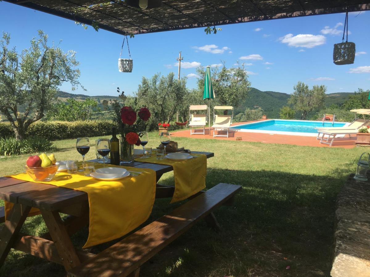 Villa San Regolino Whit Private Pool Radicondoli Exterior foto